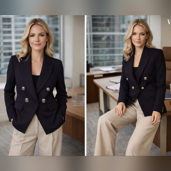 Veronica Beard Jackets & Blazers - Veronica Beard x NFL Dickey Black Jacket No Emblem US Size 10